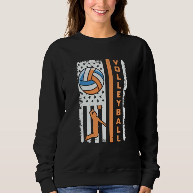 Volleyball for Men & Women or Coaches  9 Sweatshirt (Front)
