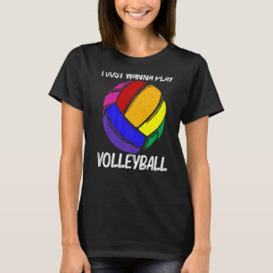 Volleyball For Men Women Volleyball Sport Player T-Shirt