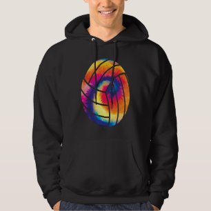 Volleyball for Volleyball Player Tie Dye Volleyba Hoodie