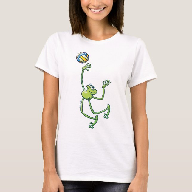 Volleyball Frog T-Shirt (Front)