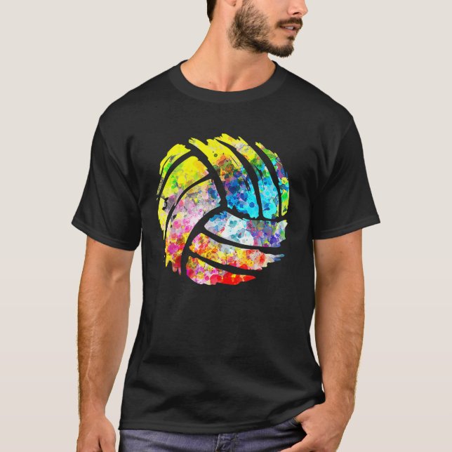 Volleyball Funny Gift For Dad Mom Player Coach T-Shirt (Front)