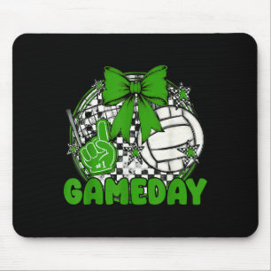 Volleyball Game Day Retro Girls Volleyball Mom Che Mouse Pad