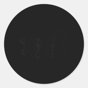 Volleyball Game Day Vibes Volleyball Mom Mother's Classic Round Sticker