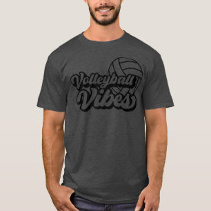 Volleyball Game Day Vibes Volleyball Mom Mothers D T-Shirt