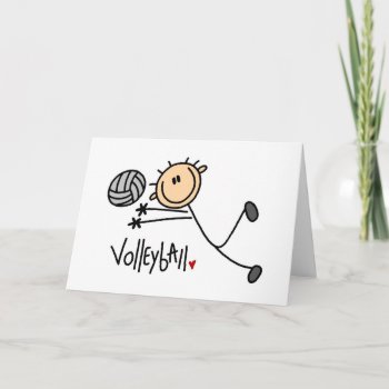 Volleyball Gift Card by CowPieCreek at Zazzle
