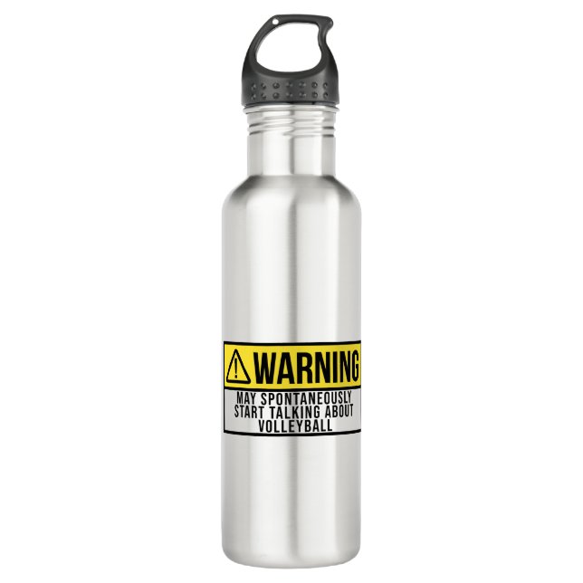 Volleyball Gift - Volleyball Player Lover Stainless Steel Water Bottle (Front)
