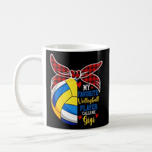 Volleyball Gigi Grandma Gigi Of A Volleyball Playe Coffee Mug