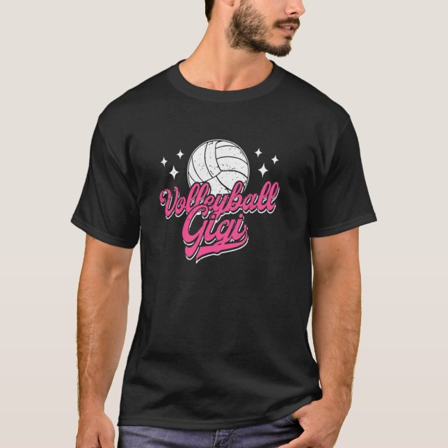 Volleyball Gigi Of A Volleyball Player Gigi T-Shirt (Front)