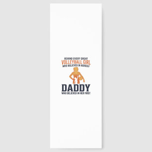 Volleyball Girl Daddy Vintage Engraving Shirt Desi Bookmarks