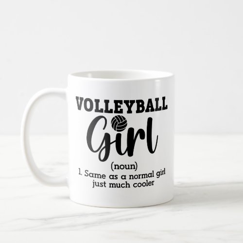 Volleyball Girl Definition Coffee Mug