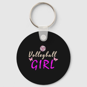 Volleyball Girl Keychain