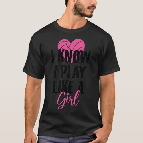 Volleyball Girl Sports Player Trainer Team Gift Id T_Shirt