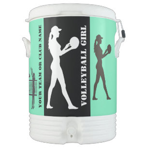 Volleyball Girl Team, Volleyball Sport Club Beverage Cooler