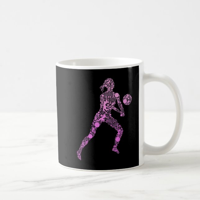 Volleyball Girl Women Youth Player 7 Coffee Mug (Right)