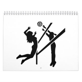 Volleyball girls calendar