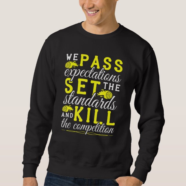 Volleyball Girls Team Sweatshirt (Front)