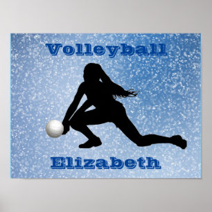 Volleyball Glam  Poster