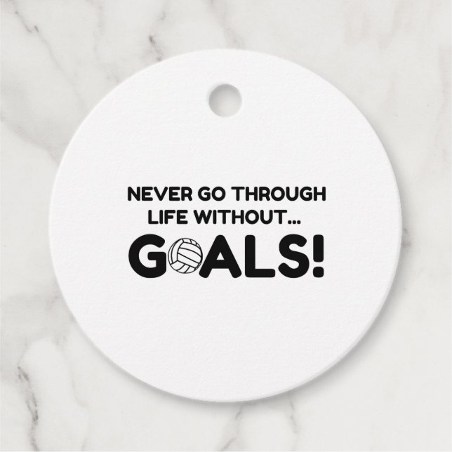 VOLLEYBALL GOALS FAVOR TAGS (Front)