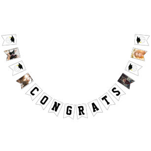 Volleyball Graduation Sports Bunting Flags