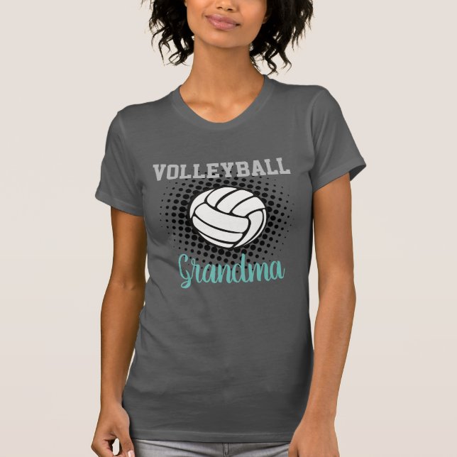 Volleyball Grandma Nana Meemaw Mom Tshirt (Front)