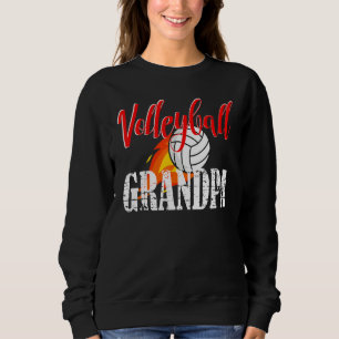 Volleyball Grandpa Volleyball Sweatshirt
