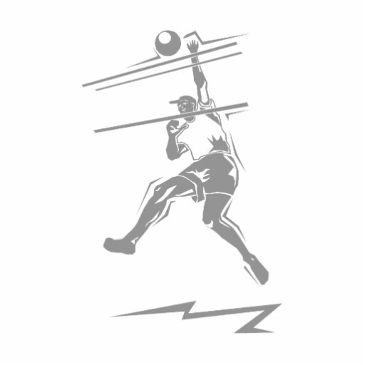 Volleyball Gray Spike Cut Outs - Volleyball Gray Spike Photosculpture R86ebcd045bc84fa195a18aa69334d984 X7saw 8byvr 512