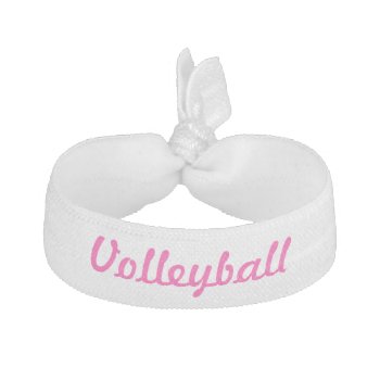 Volleyball Hair Tie by stripedhope at Zazzle