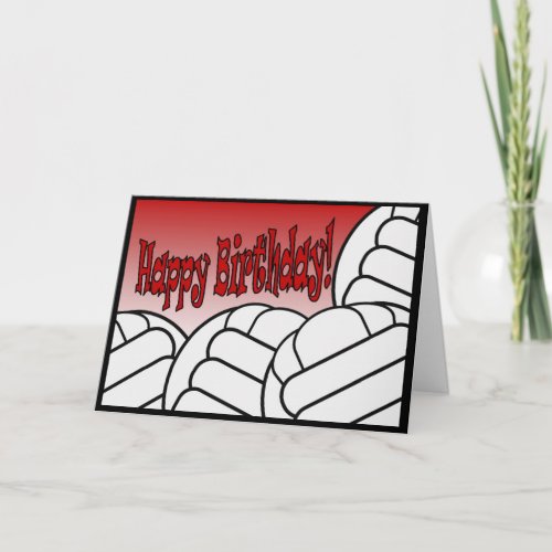 Volleyball _ Happy Birthday from Biggest Fan Card