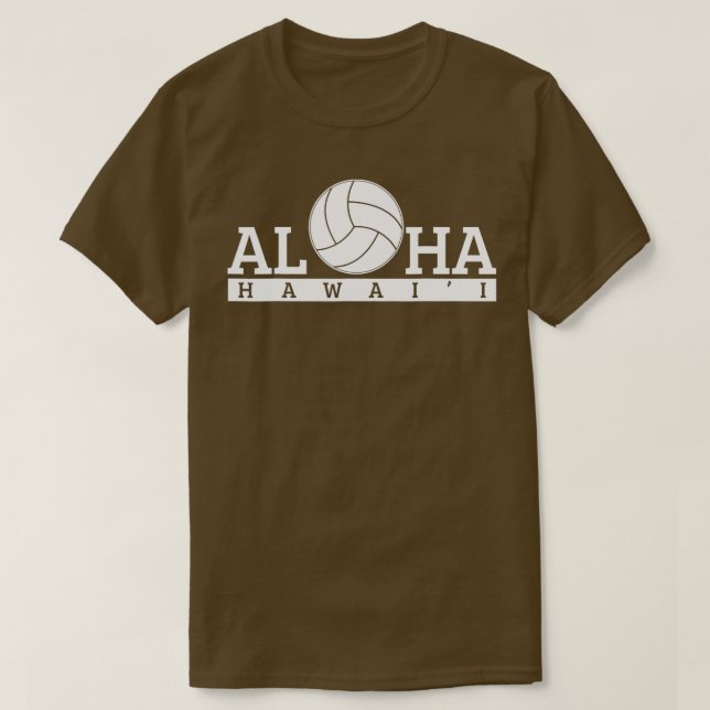 Volleyball Hawaii Hawaiian Beach Aloha Gift 1  T-Shirt (Design Front)