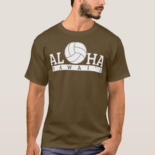 Volleyball Hawaii Hawaiian Beach Aloha Gift 1  T_Shirt