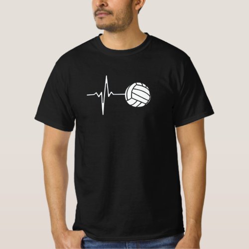 Volleyball Heartbeat T_Shirt