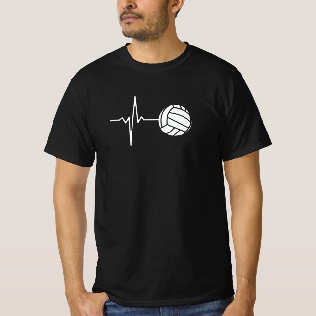 Volleyball Heartbeat T-Shirt (Front)