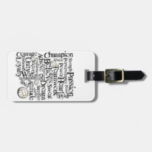 Volleyball Inspiration Luggage Tag