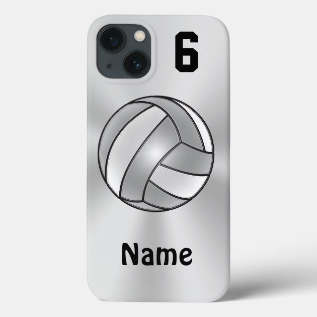 Volleyball iPhone 6 Cases Your NAME and NUMBER Zazzle