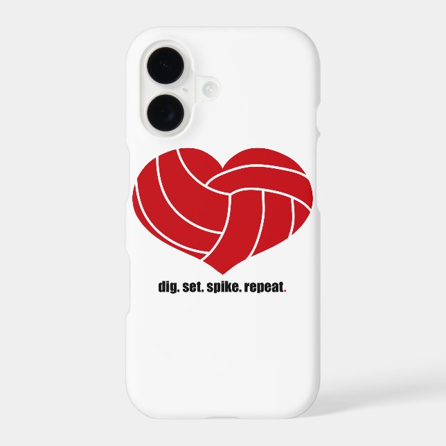 volleyball iphone case (Back)