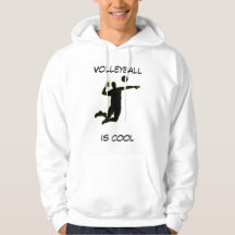 Volleyball Is Cool customizable Hoodie.