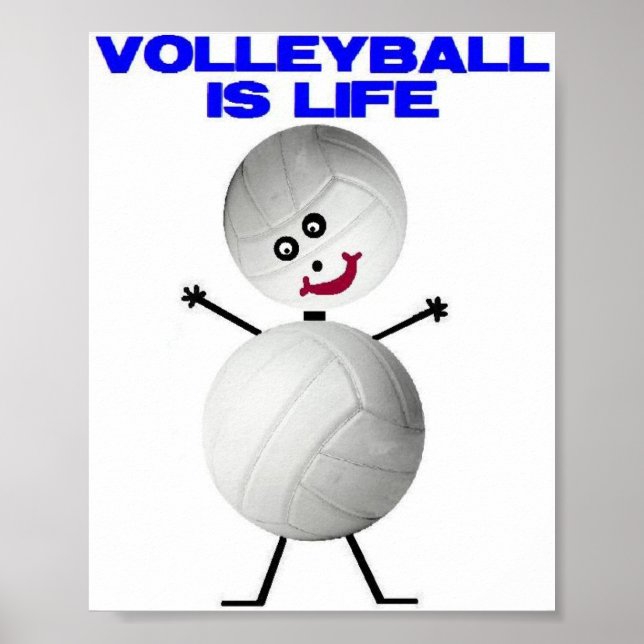 Volleyball is Life Poster (Front)