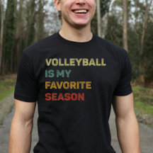 Volleyball Is My Favorite Season Retro