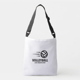 Volleyball is my favorite sport crossbody bag