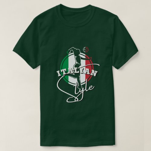 VOLLEYBALL ITALY HERITAGE UNISEX SPIKE TEAM T_Shirt