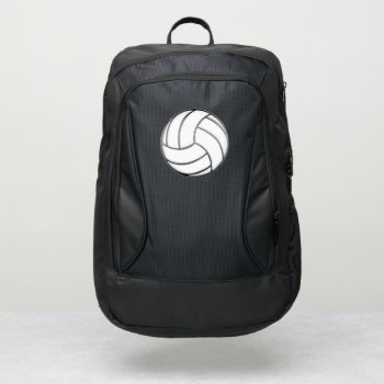 Volleyball Jansport Backpack by PenguinCornerStore at Zazzle