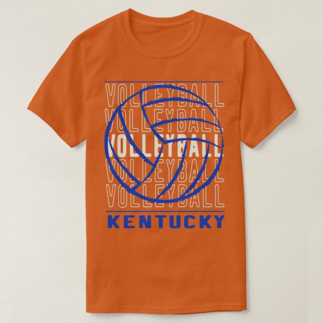 Volleyball Kentucky T-Shirt (Design Front)