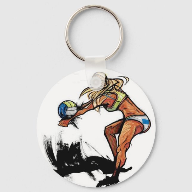 Volleyball Keychain (Front)