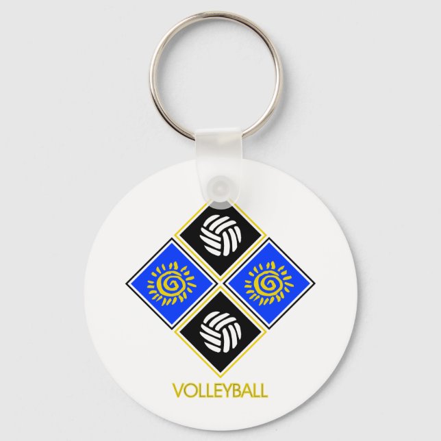 Volleyball Keychain (Front)