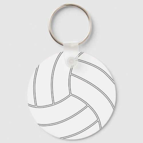 Volleyball Keychain Key Ring