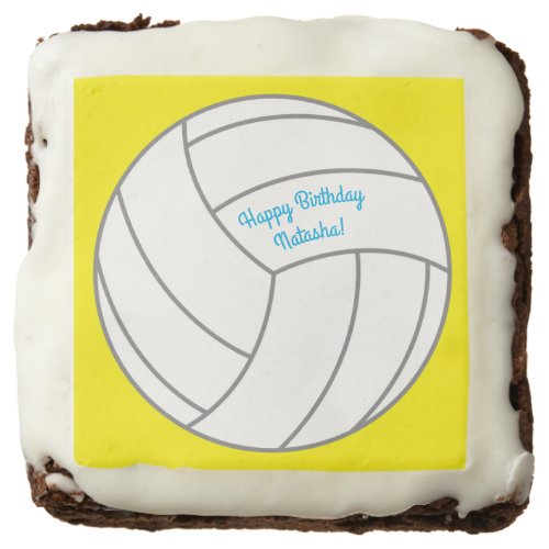 Volleyball Kids Birthday Party Sports Brownie