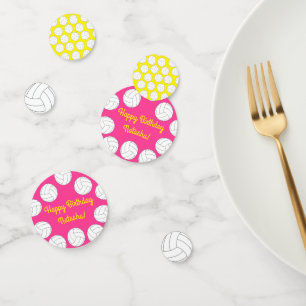 Volleyball Kids Birthday Party Sports Confetti