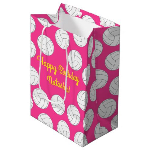 Volleyball Kids Birthday Party Sports Medium Gift Bag