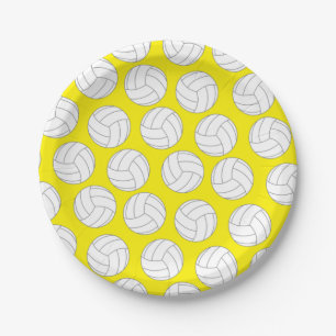 Volleyball Kids Birthday Party Sports Paper Plates