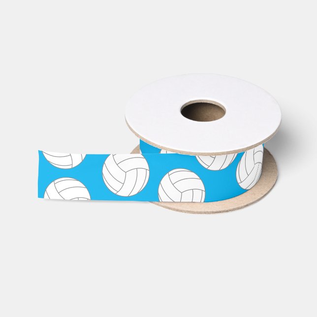 Volleyball Kids Birthday Party Sports Satin Ribbon (Spool)